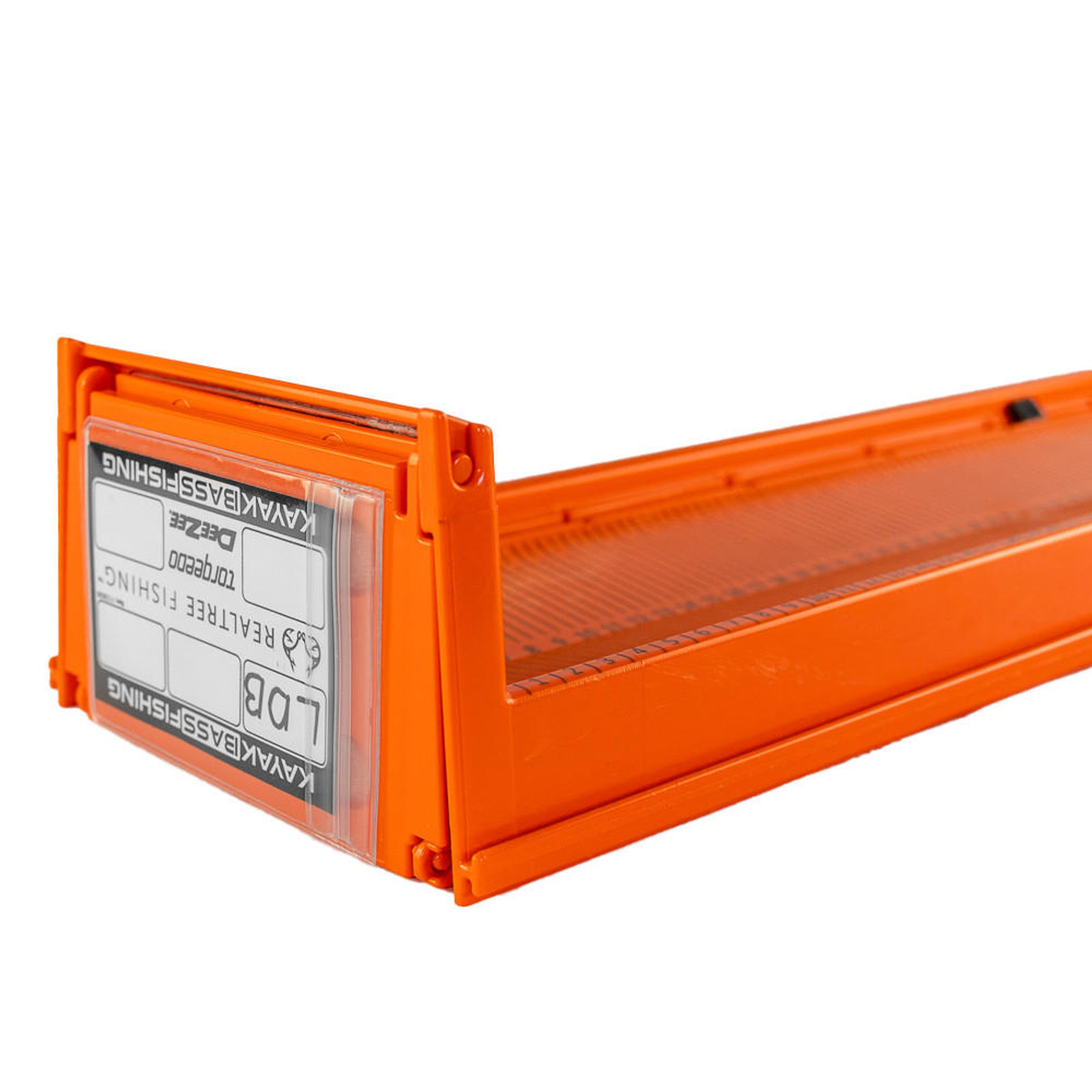 Metric LeaderBoard - 71 cm Measuring Board with Built-In Identifier Holders and Cull Tabs, Orange - 13