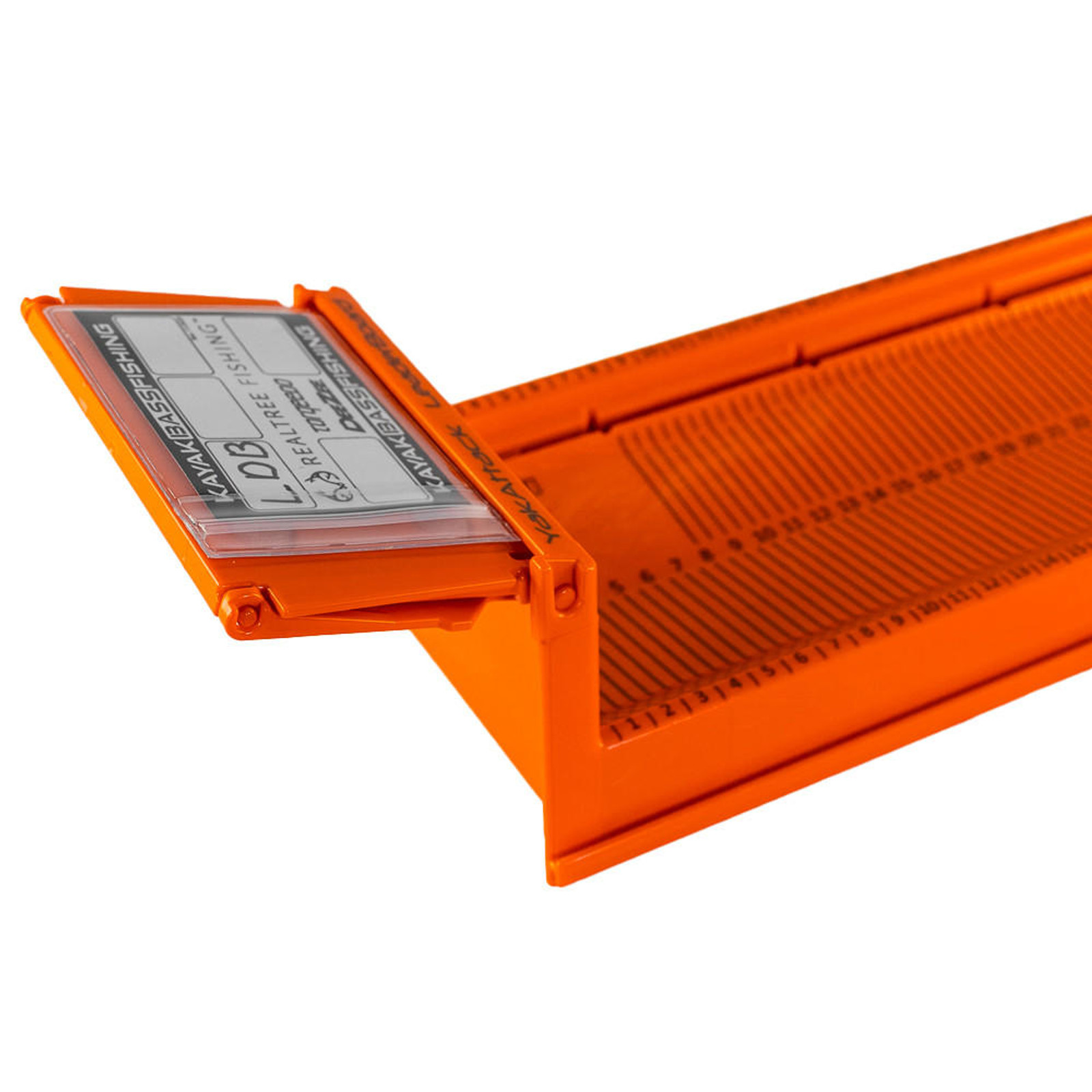 Metric LeaderBoard - 71 cm Measuring Board with Built-In Identifier Holders and Cull Tabs, Orange - 11