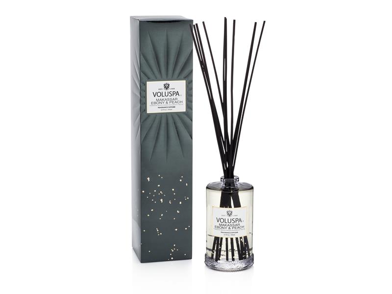 Voluspa Makassar Ebony & Peach Diffuser