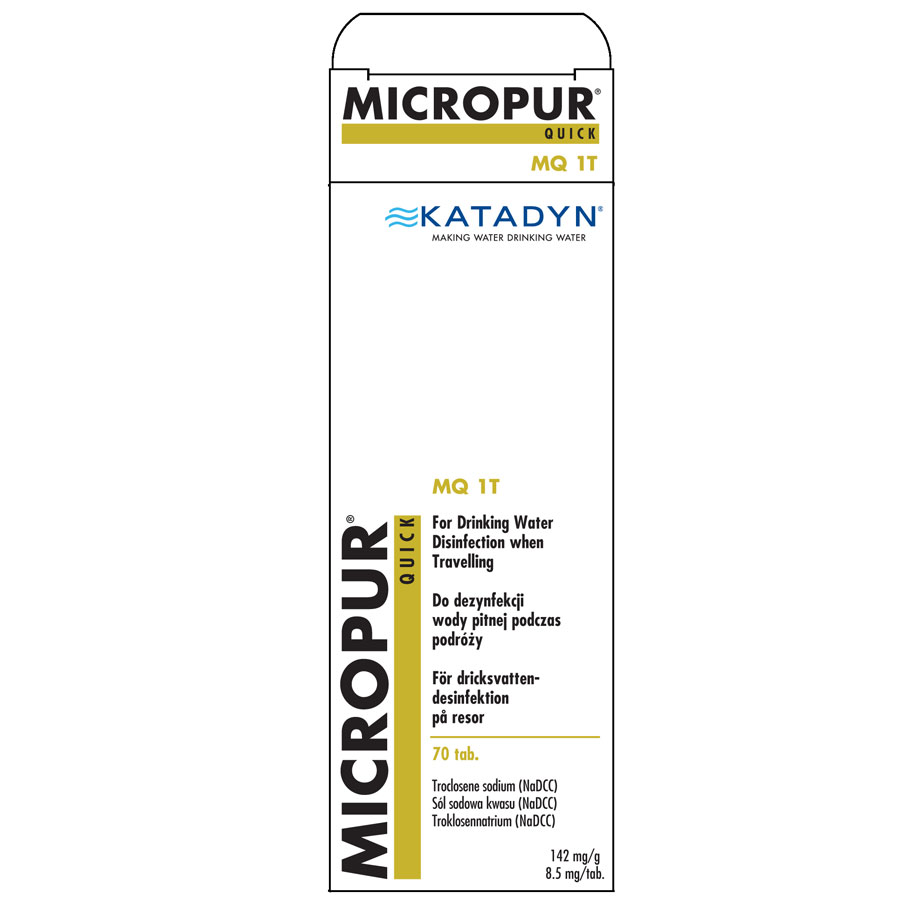 Katadyn Micropur Quick MT1T - 70 tabletter - 2