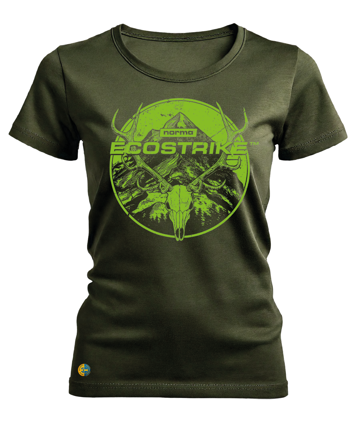 NORMA® ECOSTRIKE™ Stag badge women's t-shirt