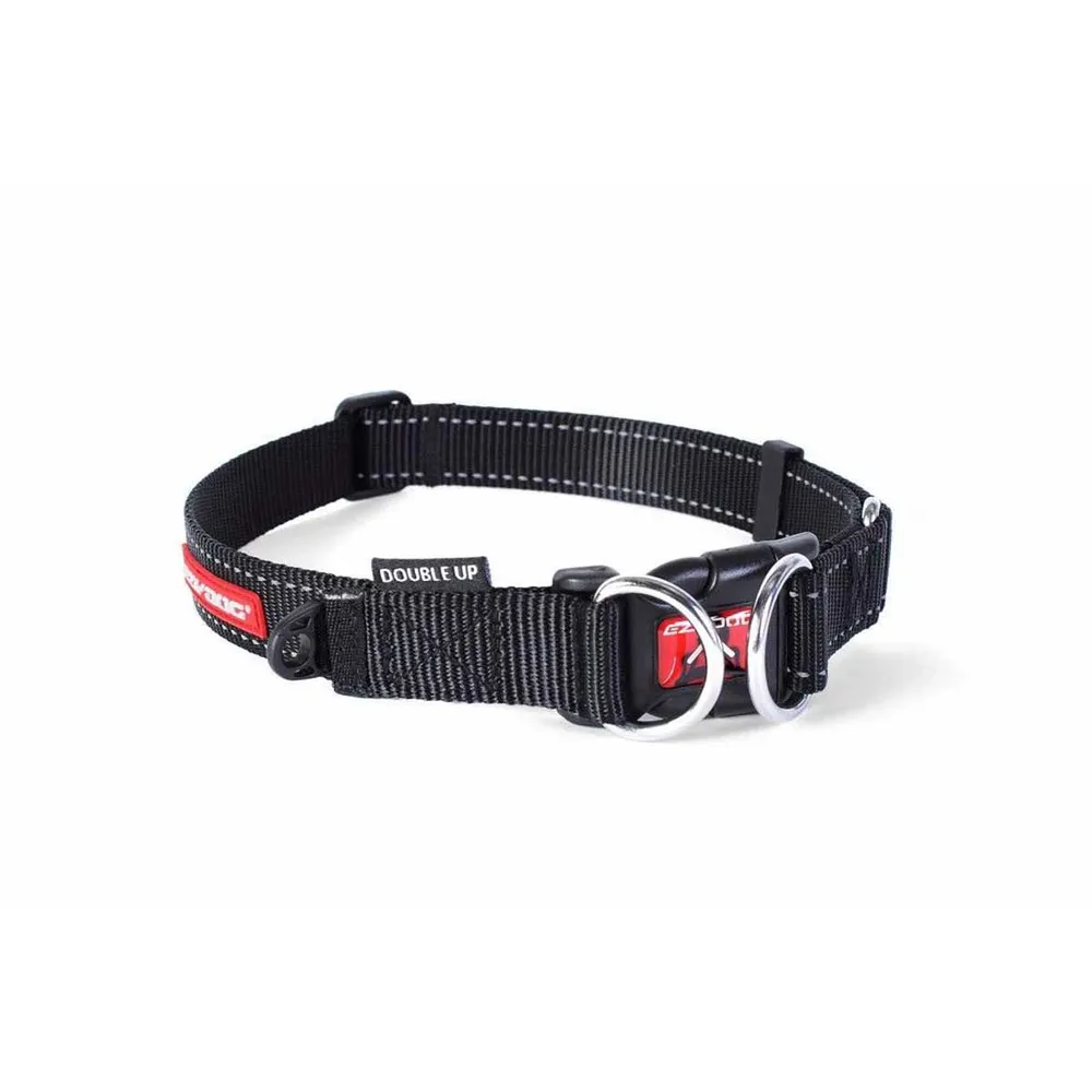 Ezydog Halsband Dubbel Up Svart - 2