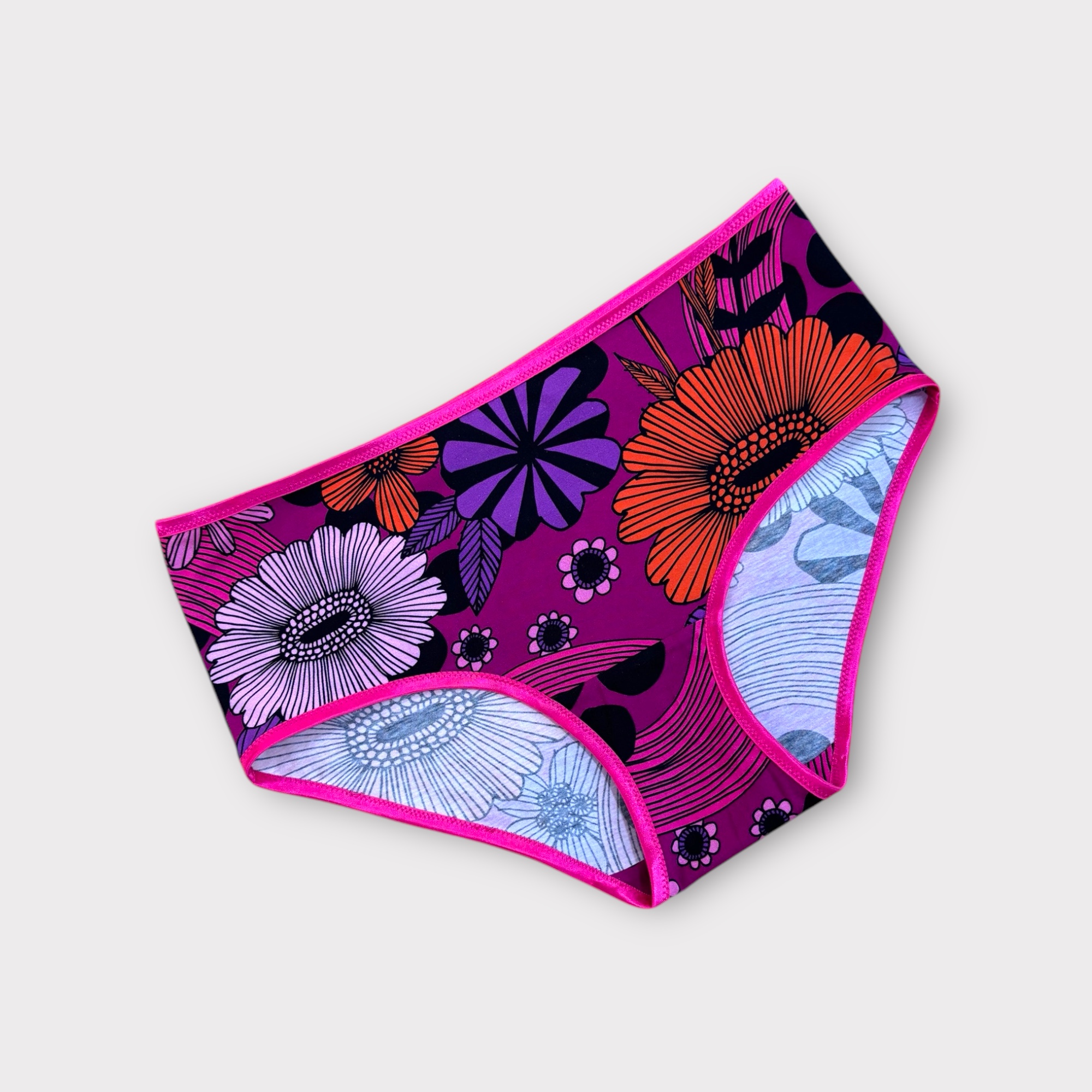 Hipstertrosa ”Flower pop”cerise