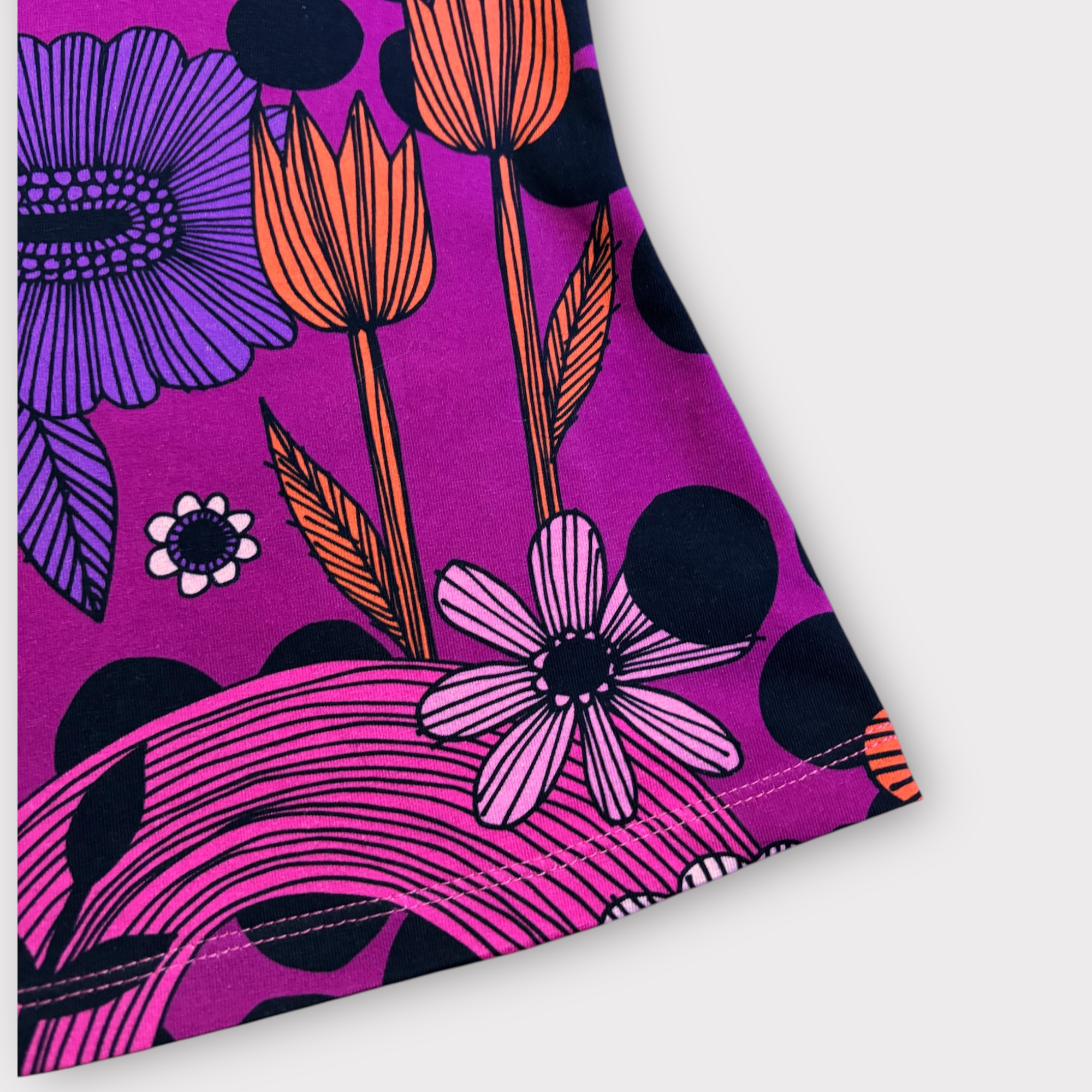 Linne ”Flower pop” cerise - 5