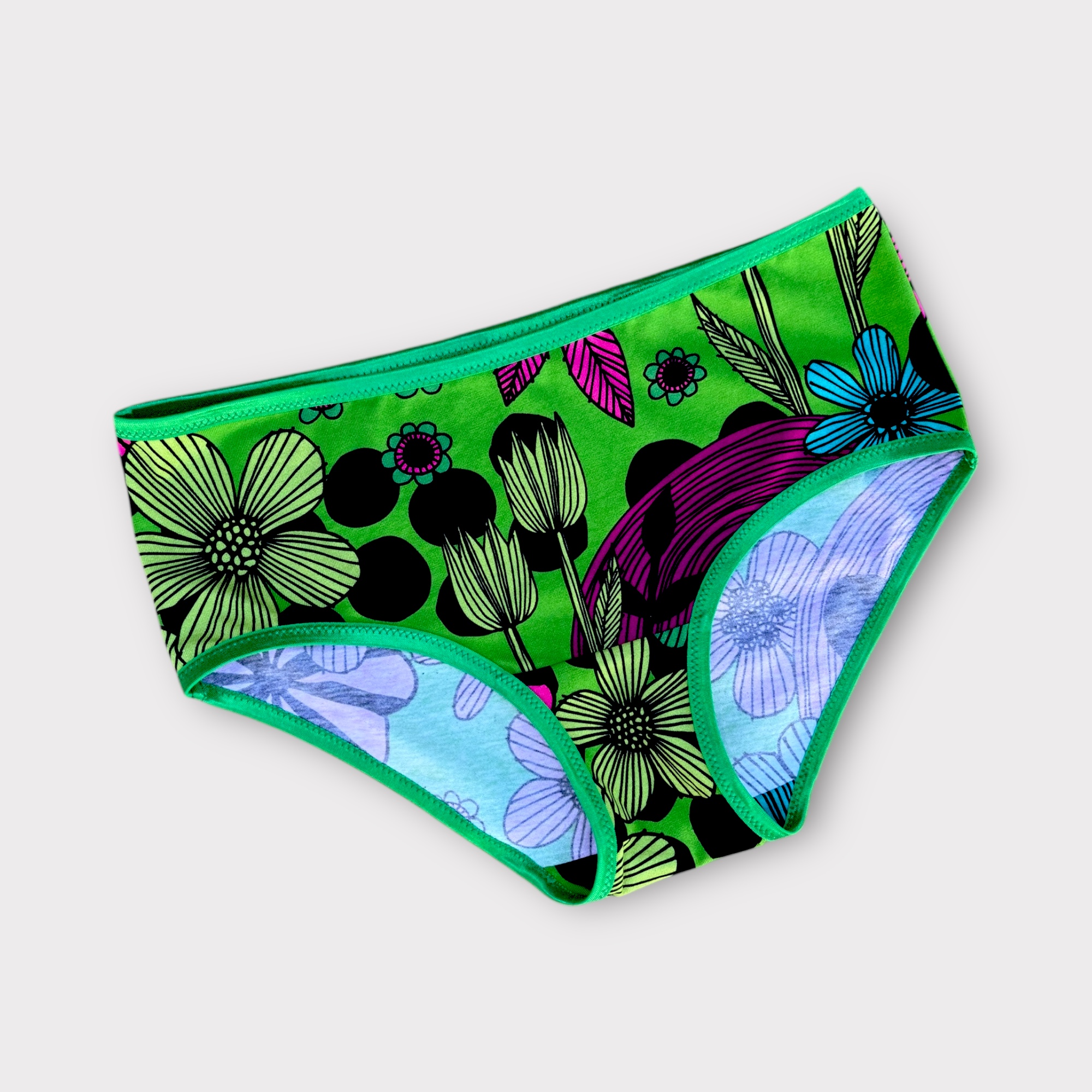 Hipstertrosa ”Flower pop” green