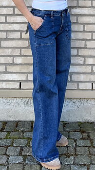 Toxik Stretchjeans Rak Mellan ny