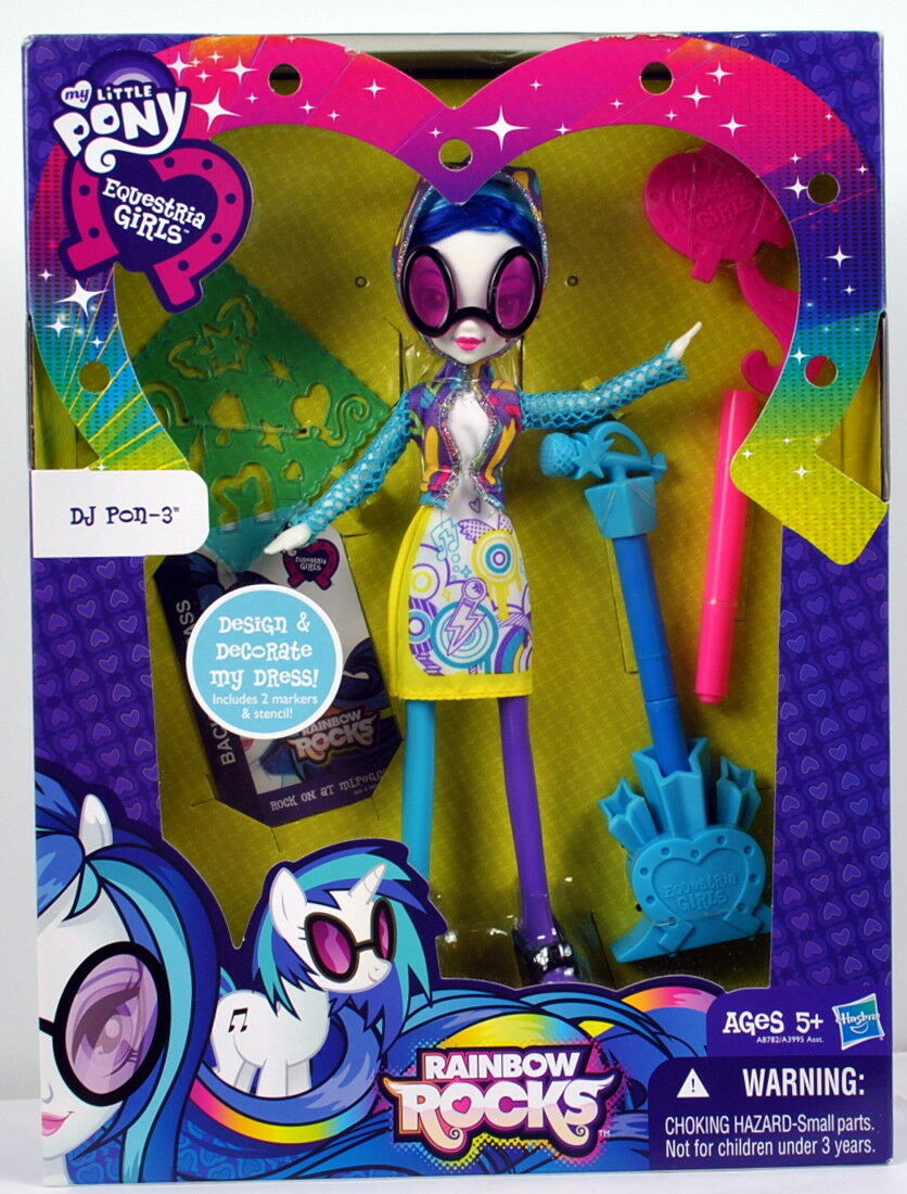    My Little Pony Equestria Girls Rainbow Rocks Deluxe DJ Pon-3