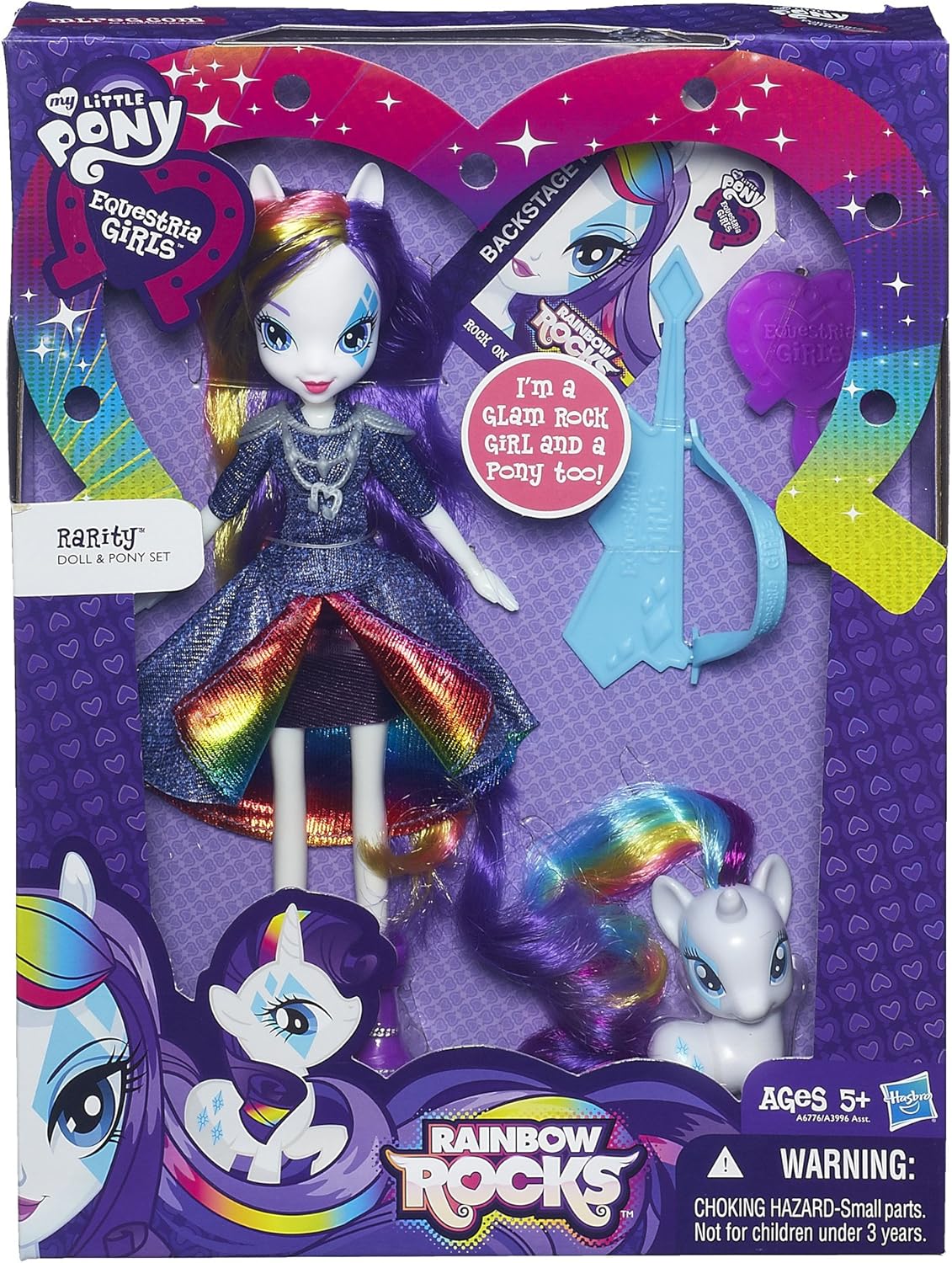 My Little Pony Equestria Girls Rarity Doll and Pony Set