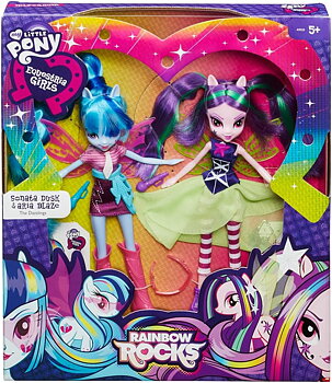 My Little Pony Equestria Girls Rainbow Rocks Sonata Dusk and Aria Blaze