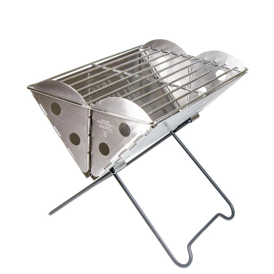 Mini Hopfällbar Grill Flatpack Grill & Firepit - 4