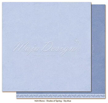MD Spring Garden Mono 1424 -Sky blue