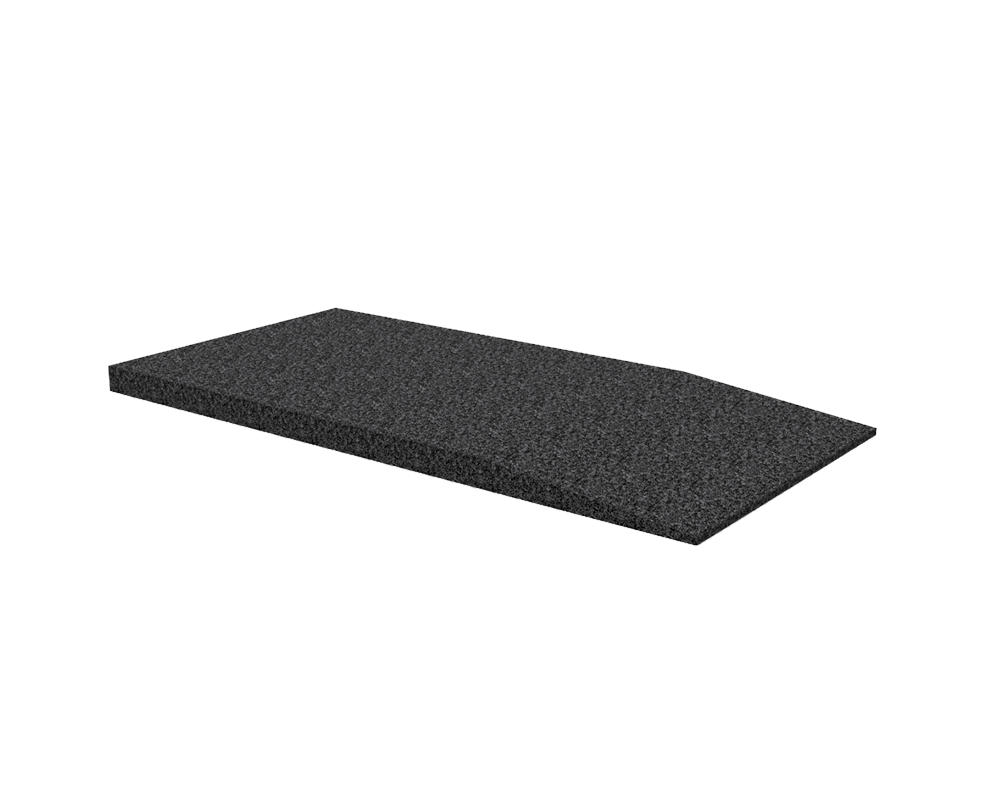 Påfartsramp för fordonssaxlyftar 1000 x 500 x 40 mm