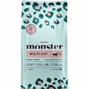 Monster Katt Original Multicat Salmon/Poultry 6 kg