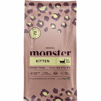 Monster Katt Original Kitten Chicken/Turkey 6 kg