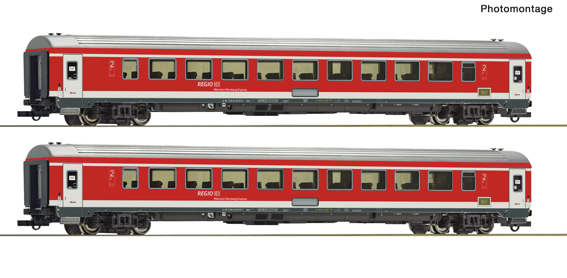 2 piece set (2): Munich-Nuremberg Express, DB AG