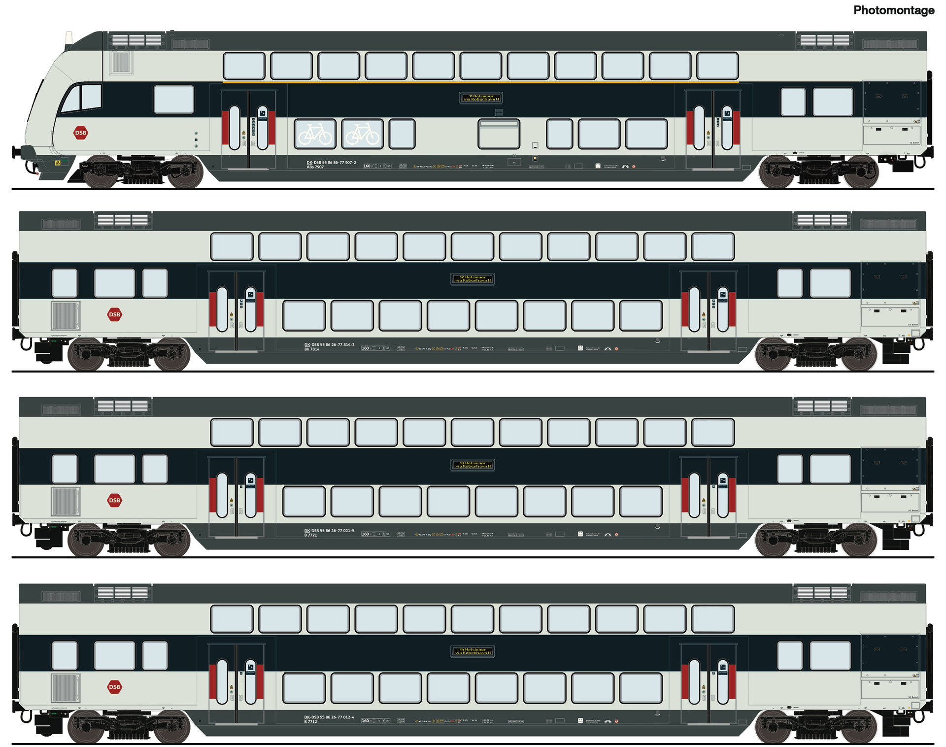 Vagnset S-tog, DSB