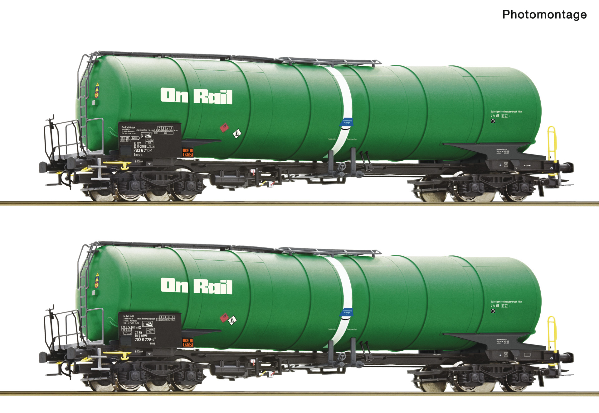 Vagnset 2x Zans 'OnRail'