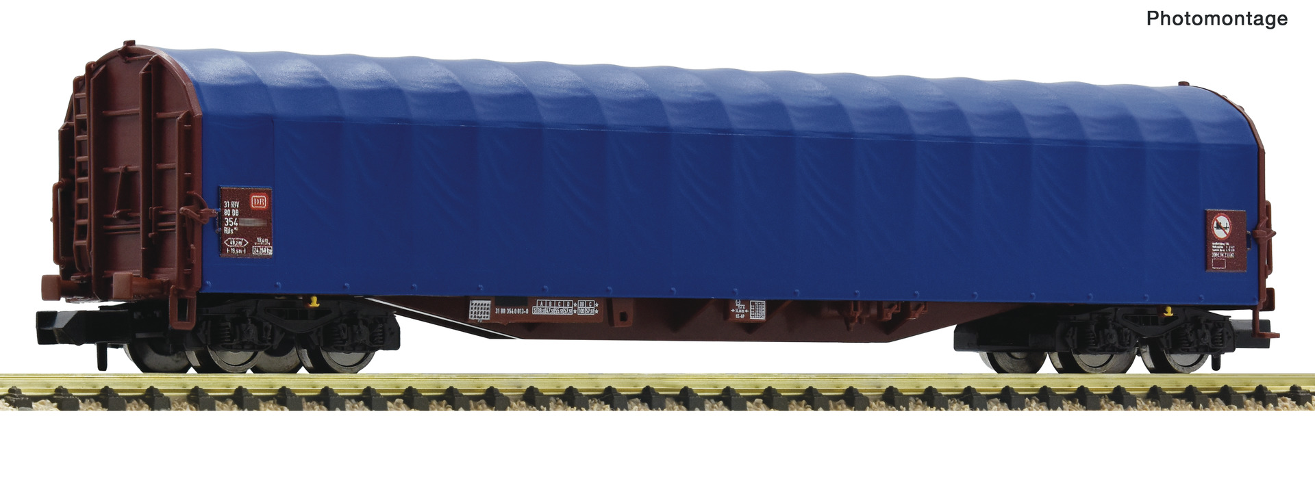 Slide tarpaulin wagon, DB