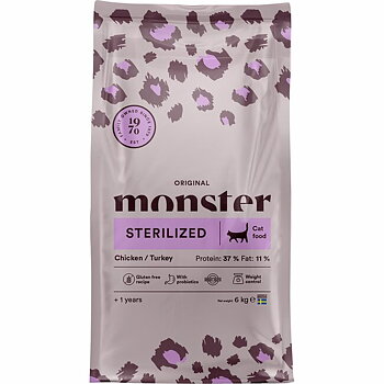 Monster Katt Original Sterilized Chicken/Turkey 6 kg