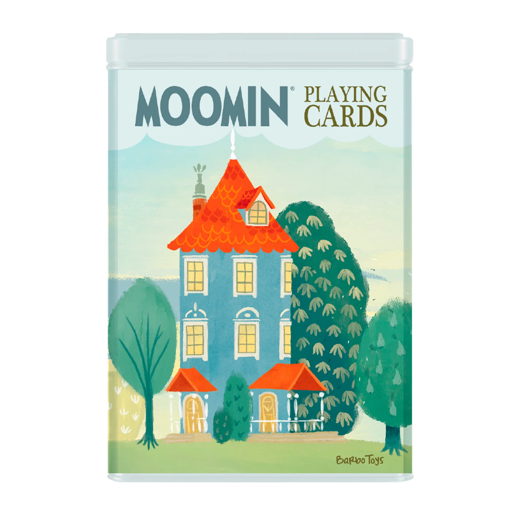 Mumin Kortlek i plåtask - Muminhuset