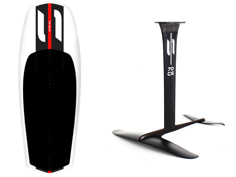 Sabfoil wakefoil package 799 wing with 70cm mast