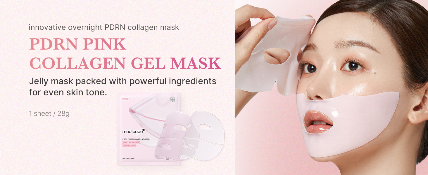 MEDICUBE -  PDRN PINK COLLAGEN GEL MASK 1 STK - 3