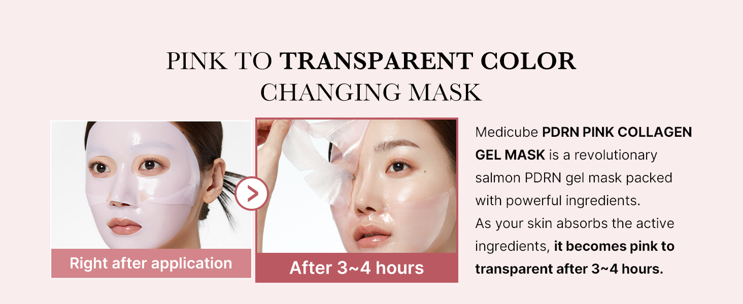 MEDICUBE -  PDRN PINK COLLAGEN GEL MASK 1 STK - 4
