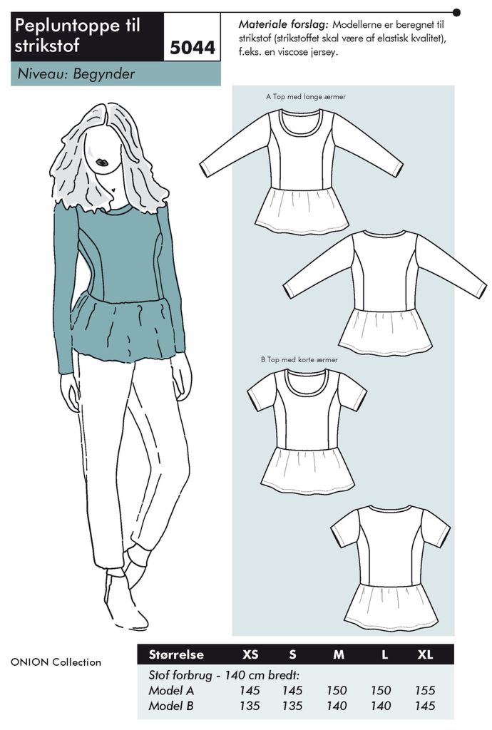 ONION - 5044 - PEPLUM