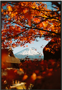 Tavla Autum in Japan inkl. ram