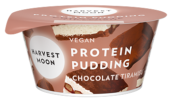 vegansk proteinpudding med tiramisusmak. mjölkfri.
