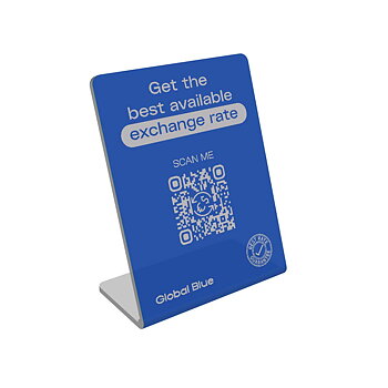DCC  for shoppers Acrylic Stand Blue