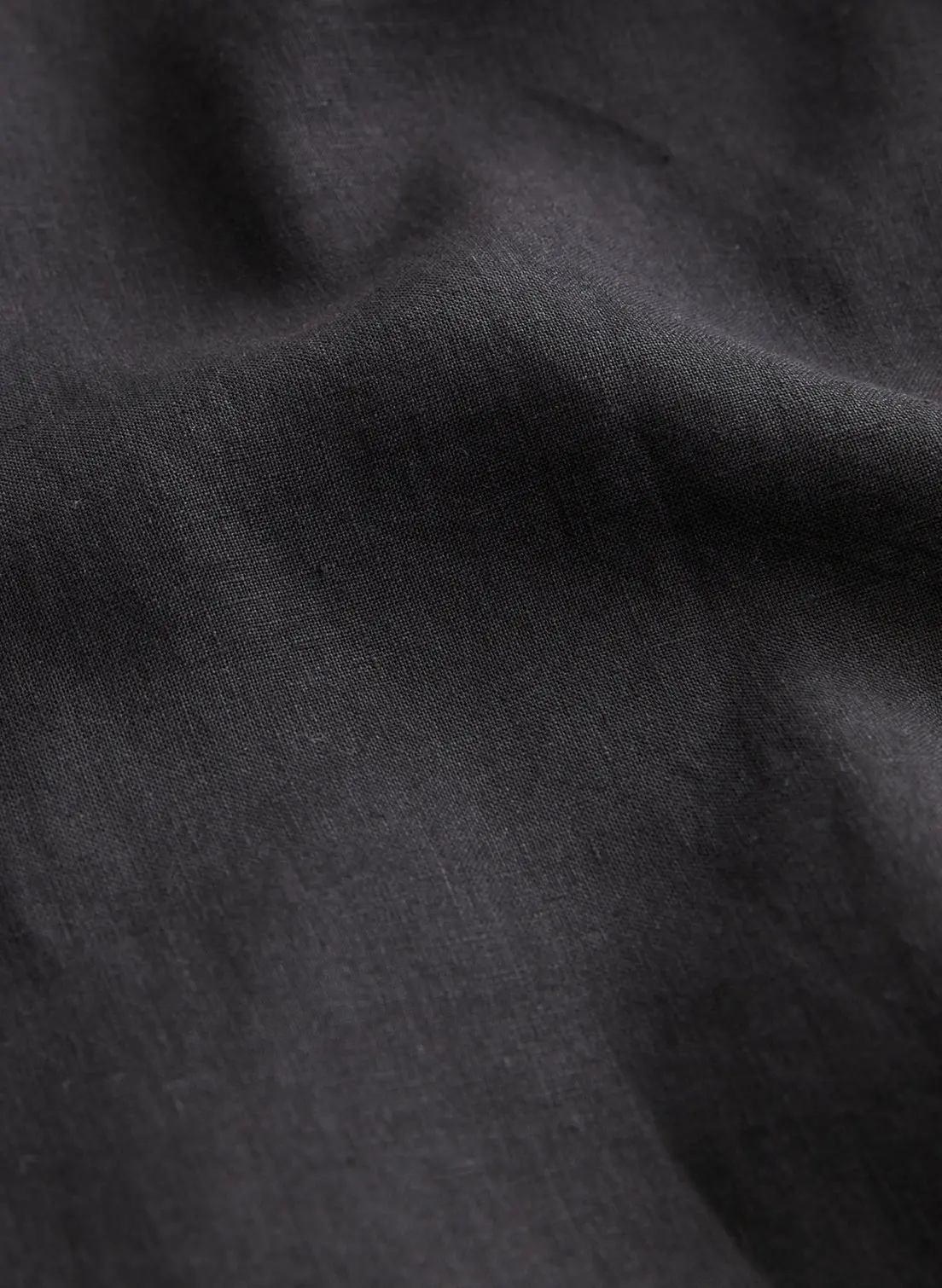 Morris - Douglas Linen Shirt Classic Fit - Black - 5