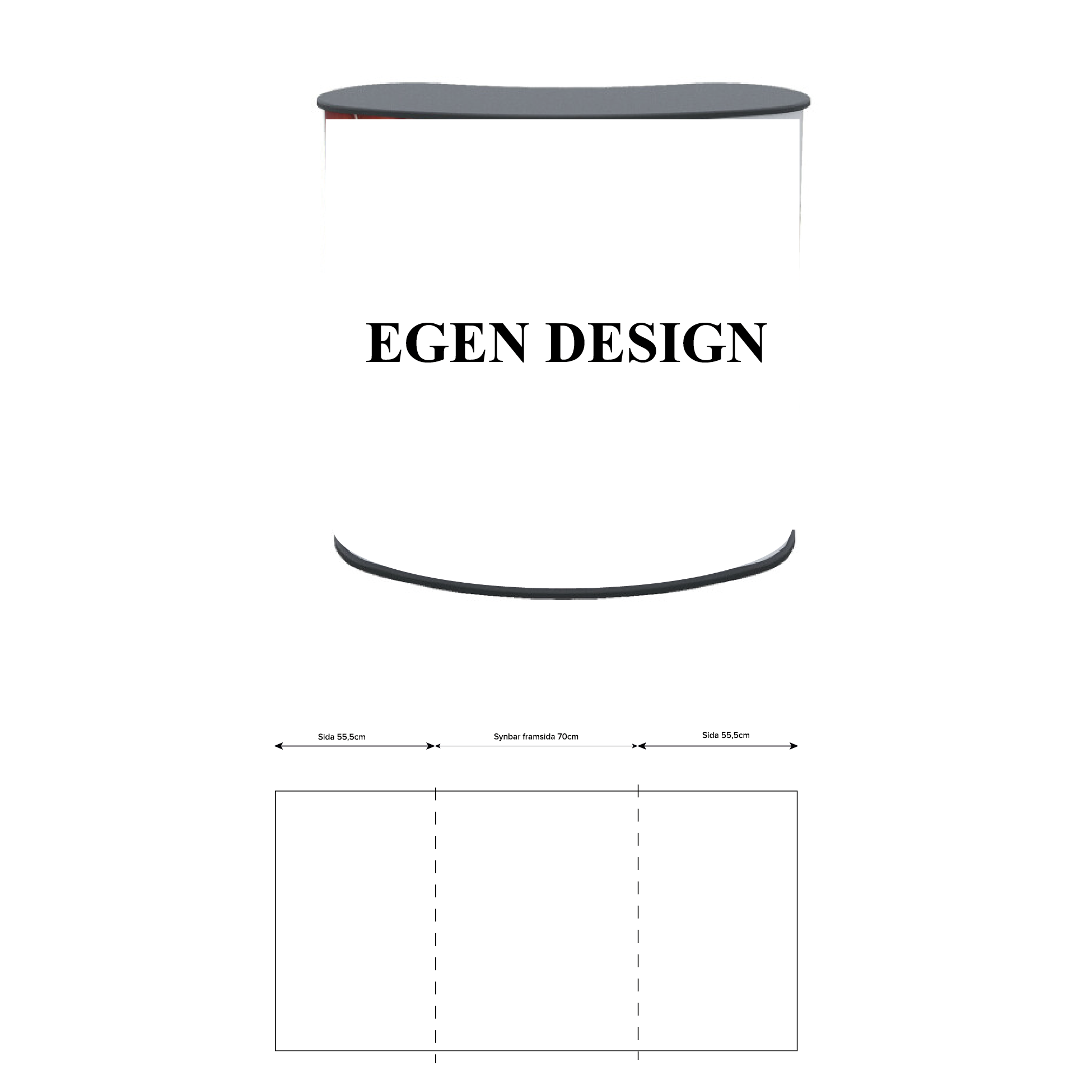 Mässbord Easy Large (Egen Design) - (MUF)