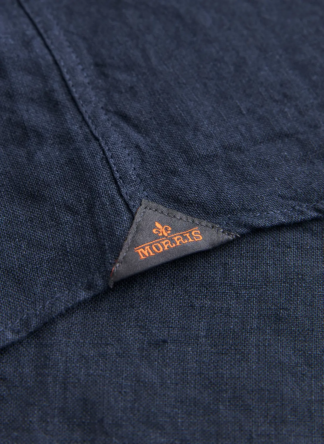 Morris - Douglas Linen Shirt Classic Fit - Blue - 5
