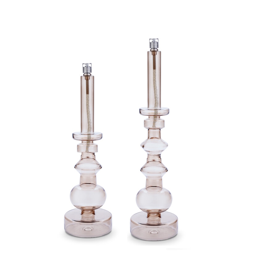Oljelampa Candleholder M champagne krom, Peri Living - 2