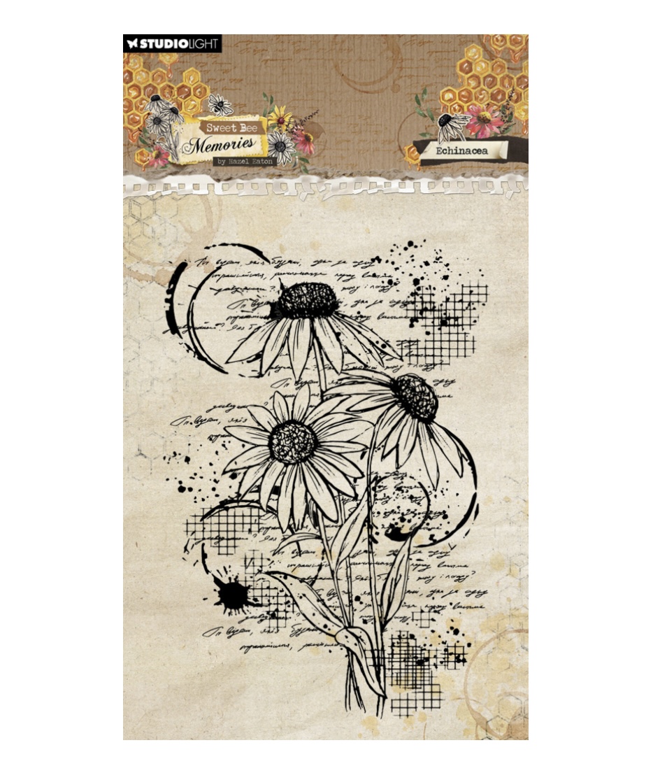 Studio Light Clearstamp "Sweet Bee Memories - Echinacea" 
