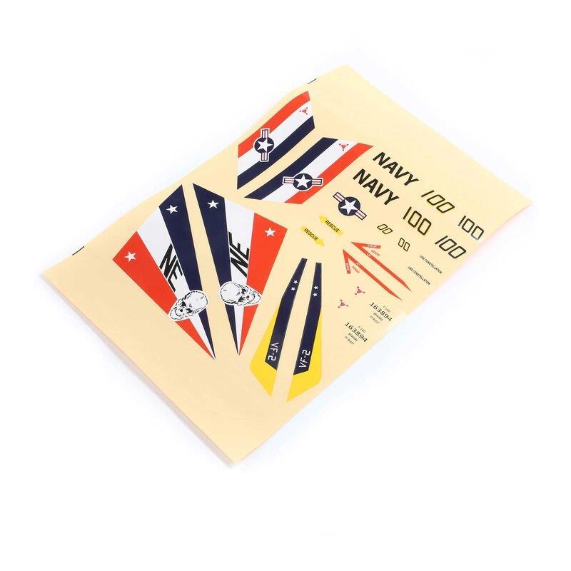 E-flite Decal Set: F-14 Tomcat 40mm Twin EDF