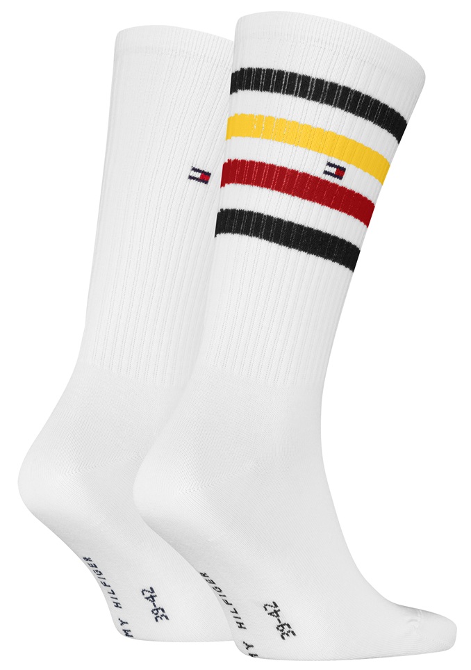 2-Pack Tommy Hilfiger Men Sport Sock Stripe - 2