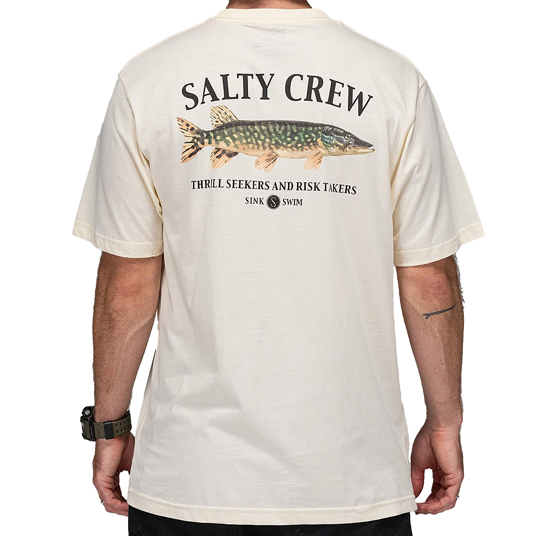 Salty Crew T-Shirt - Euro Pike Premium Bone
