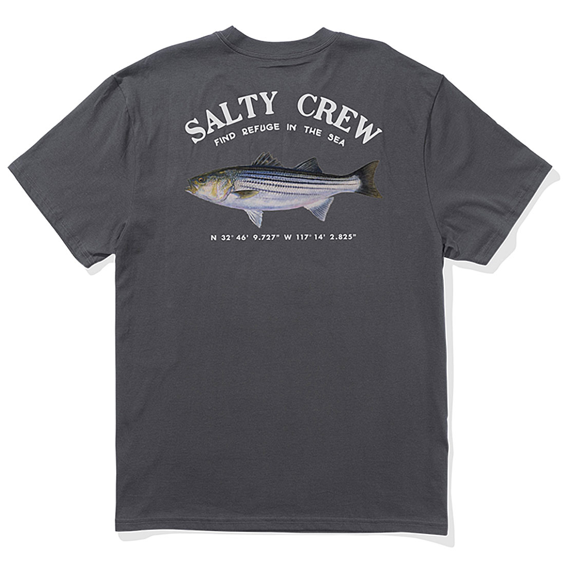 Salty Crew T-Shirt - Snapper Charcoal