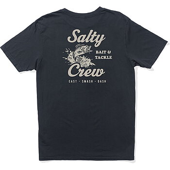 Salty Crew T-Shirt - Bait & Tackle Vintage Black