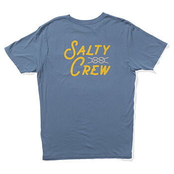 Salty Crew T-Shirt - Splice Vintage Pocket Slate