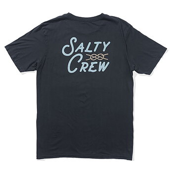 Salty Crew T-Shirt - Splice Vintage Pocket Vintage Black