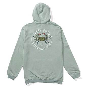 Salty Crew Hoodie - Blue Crabber Mackerel