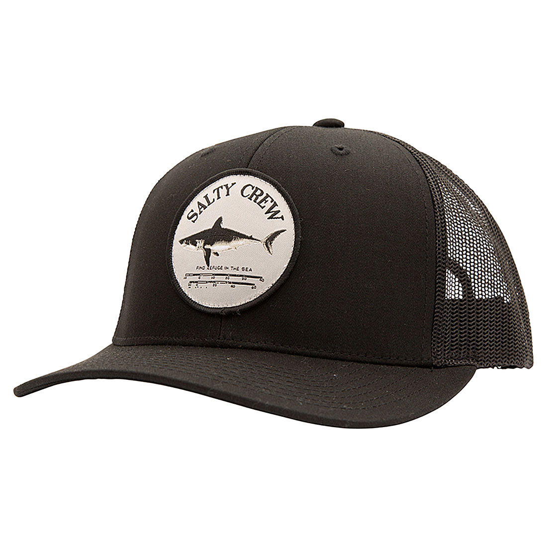 Salty Crew Cap - Bruce Retro Trucker Black