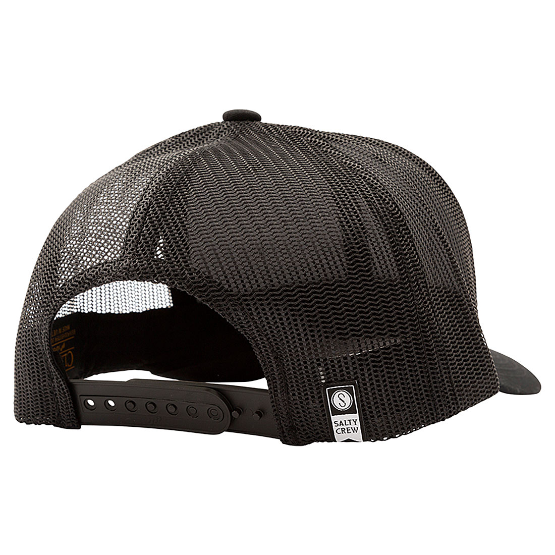 Salty Crew Cap - Marina Retro Trucker Black - 2