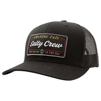 Salty Crew Cap - Marina Retro Trucker Black