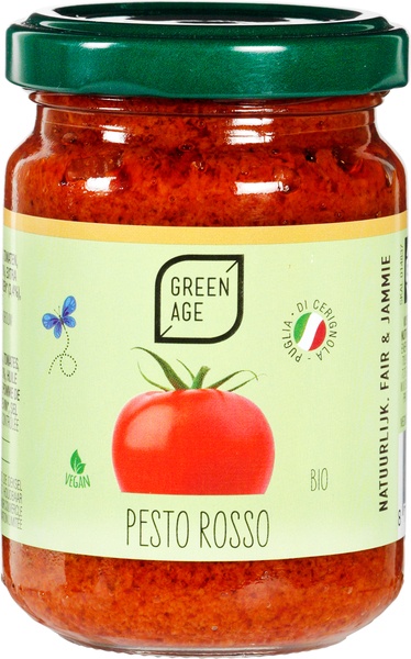 Pesto Röd 140g Green Age Eko