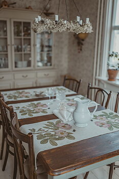 3-PIECE RUNNER WILD ROSE