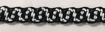 Svartvit Spetsband 9